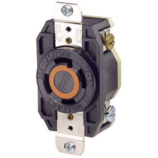 Electrical toggle switch on a white background