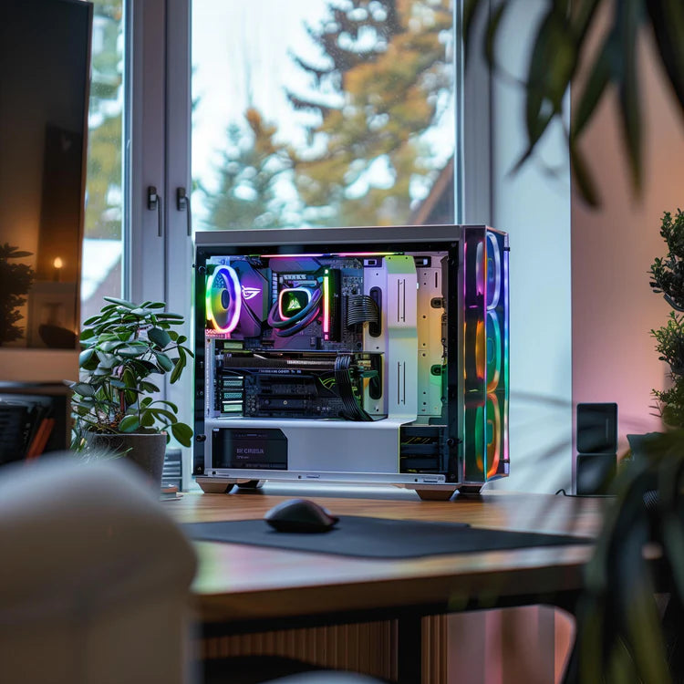 Corsair iCUE 4000X RGB PC case with glass panels